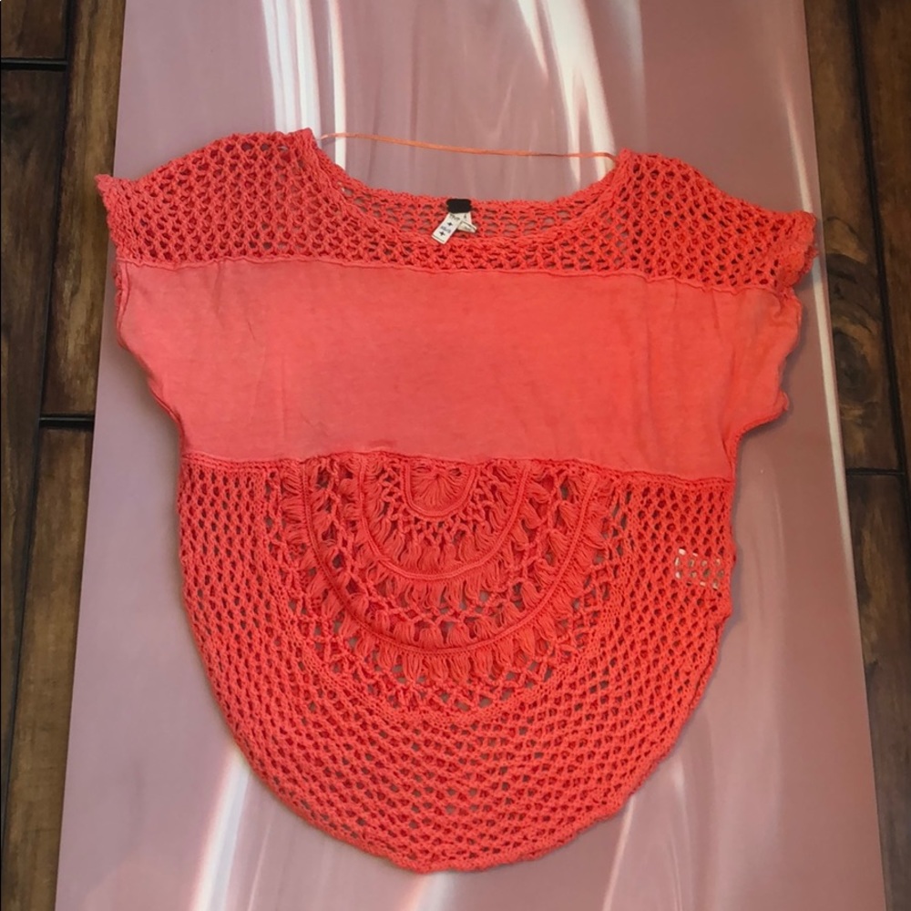 Crochet Free People top